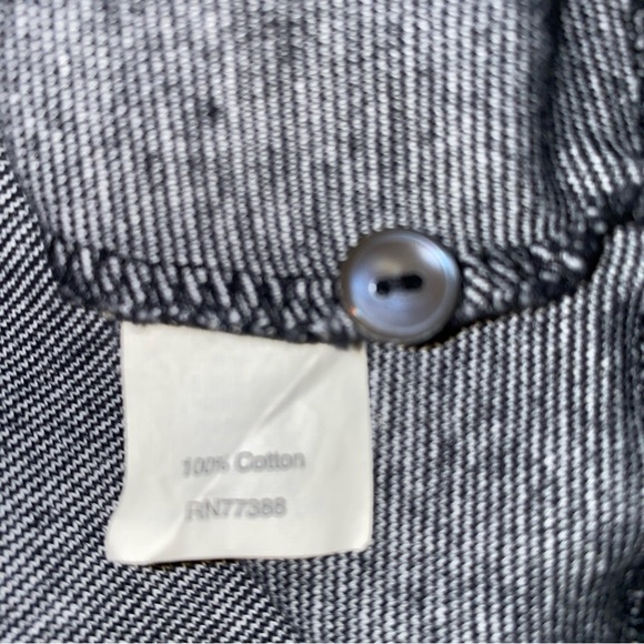 J. Crew Gray Cotton Classic Cardigan Sweater - Picture 4 of 5